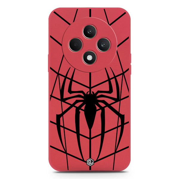 X-Spider Design Soft Phone Case - Silica Gel Case - Red - Oppo F27