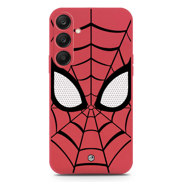 Cool Spider Design Soft Phone Case - Silica Gel Case - Red - Samsung Galaxy S25