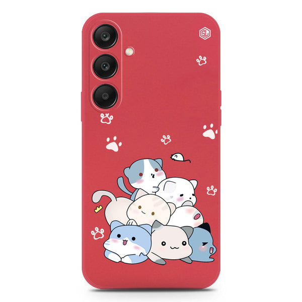 Cute Design Soft Phone Case - Silica Gel Case - Red - Samsung Galaxy S25