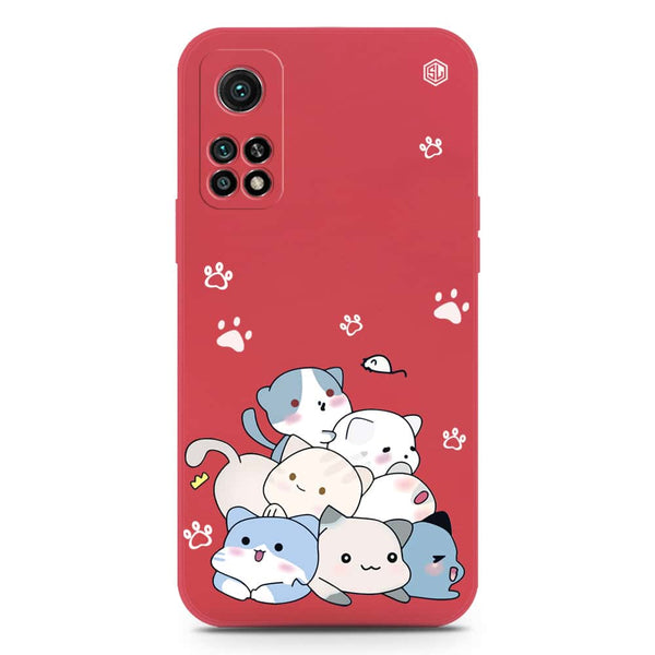 Cute Design Soft Phone Case - Silica Gel Case - Red - Xiaomi Mi 10T Pro