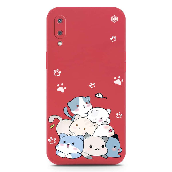 Cute Design Soft Phone Case - Silica Gel Case - Red - Samsung Galaxy M02