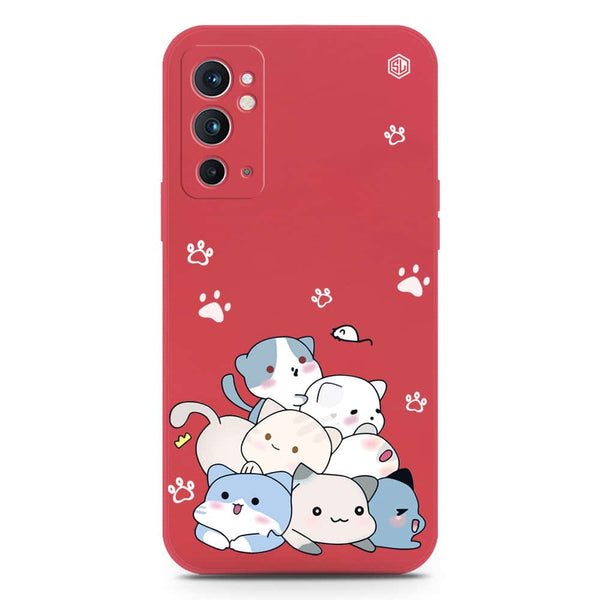 Cute Design Soft Phone Case - Silica Gel Case - Red - OnePlus 9RT 5G