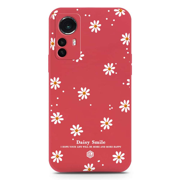 Daisy Smile Design Soft Phone Case - Silica Gel Case - Red - Xiaomi 12S