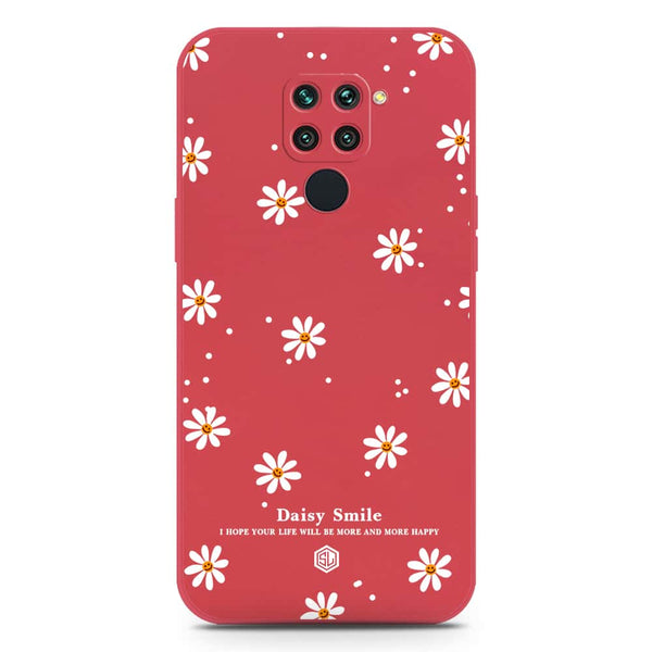Daisy Smile Design Soft Phone Case - Silica Gel Case - Red - Xiaomi Redmi 10X 4G