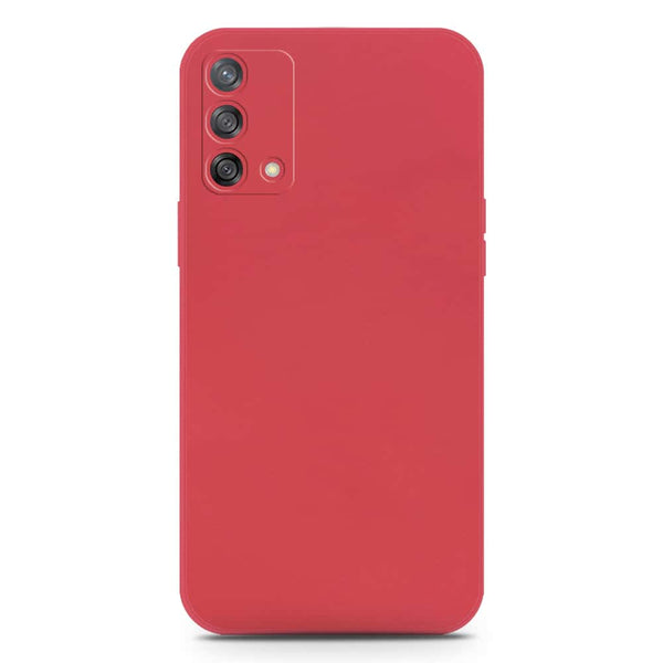 Skinlee Silica Gel Case - Red - Oppo Reno 6 Lite