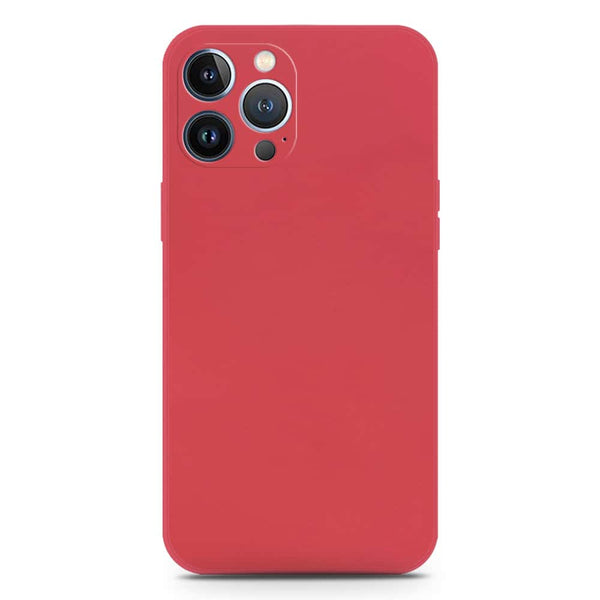 Skinlee Silica Gel Case - Dark Red - iPhone 13 Pro