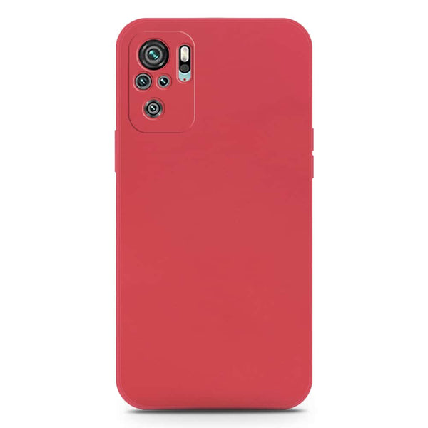 Skinlee Silica Gel Case - Dark Red - Xiaomi Redmi Note 10 4G