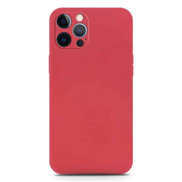 Skinlee Silica Gel Case - Red - iPhone 12 Pro Max