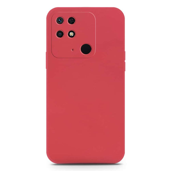 Skinlee Silica Gel Case - Red - Xiaomi Redmi 10C