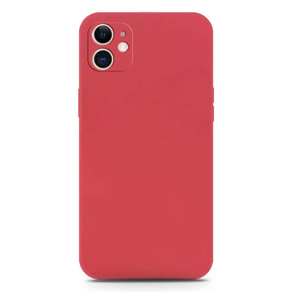Skinlee Silica Gel Case - Red - iPhone 12