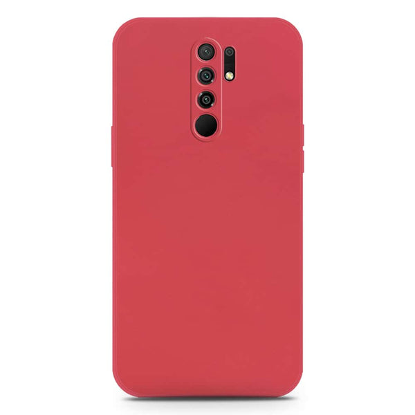 Skinlee Silica Gel Case - Dark Red - Xiaomi Redmi 9 Prime
