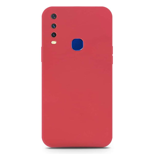 Skinlee Silica Gel Case - Red - Vivo Y17