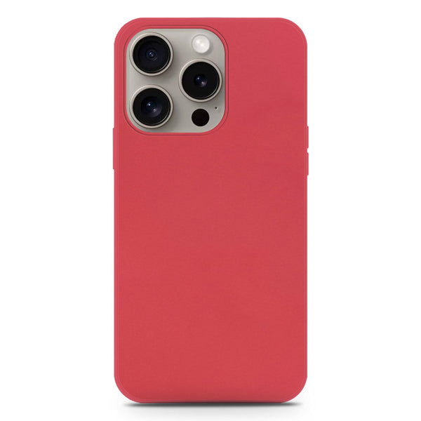 Skinlee Silica Gel Case - Red - iPhone 16 Pro Max