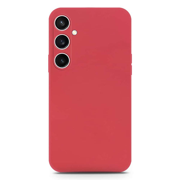 Skinlee Silica Gel Case - Red - Samsung Galaxy S23 FE