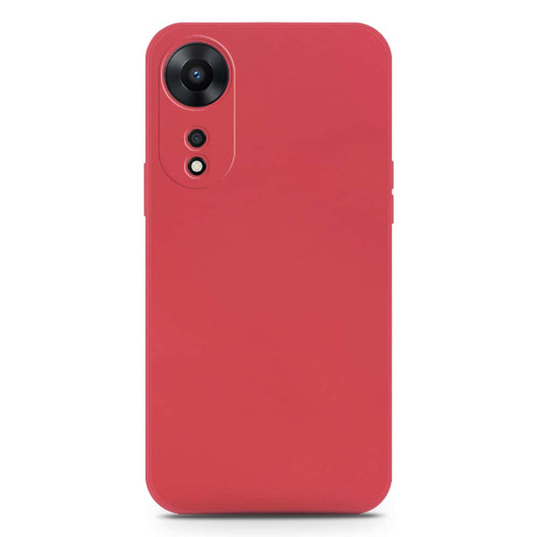 Skinlee Silica Gel Case - Dark Red - Oppo A78 4G