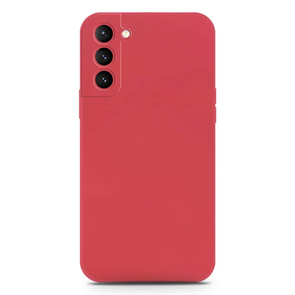 Skinlee Silica Gel Case - Dark Red - Samsung Galaxy S21 FE 5G