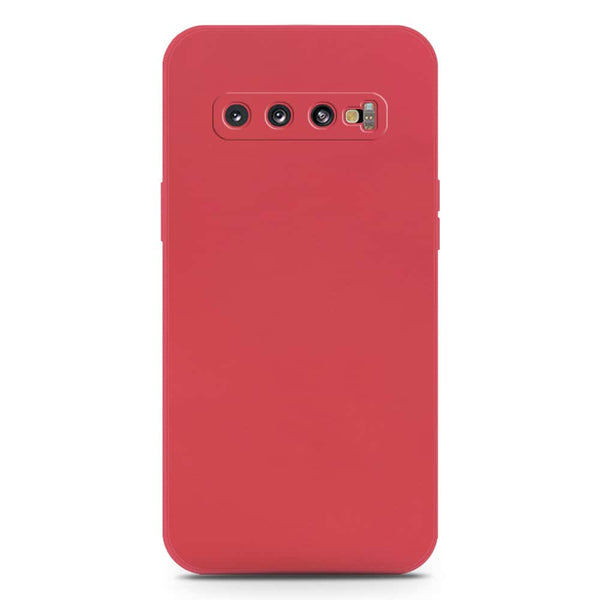 Skinlee Silica Gel Case - Red - Samsung Galaxy S10