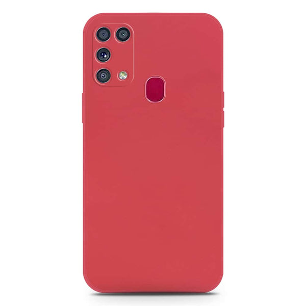 Skinlee Silica Gel Case - Red - Samsung Galaxy M31
