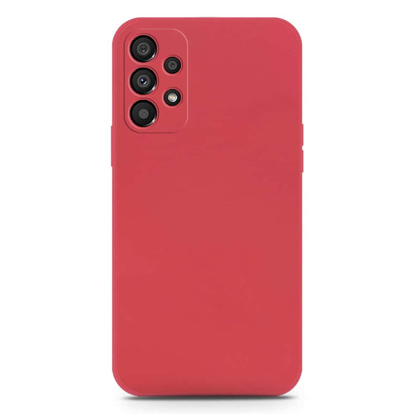 Skinlee Silica Gel Case - Dark Red - Samsung Galaxy A73 5G