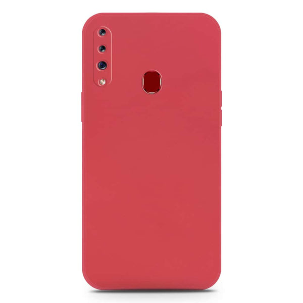 Skinlee Silica Gel Case - Dark Red - Samsung Galaxy A20s