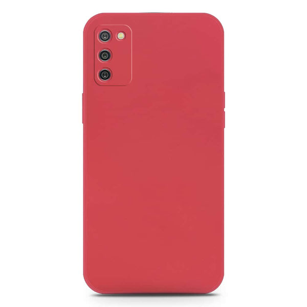 Skinlee Silica Gel Case - Dark Red - Samsung Galaxy A03s