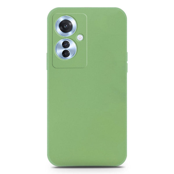 Skinlee Silica Gel Case - LightGreen - Oppo Reno 11F 5G
