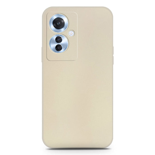 Skinlee Silica Gel Case - Offwhite - Oppo Reno 11F 5G