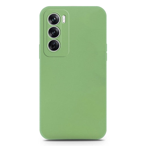 Skinlee Silica Gel Case - LightGreen - Oppo Reno 12
