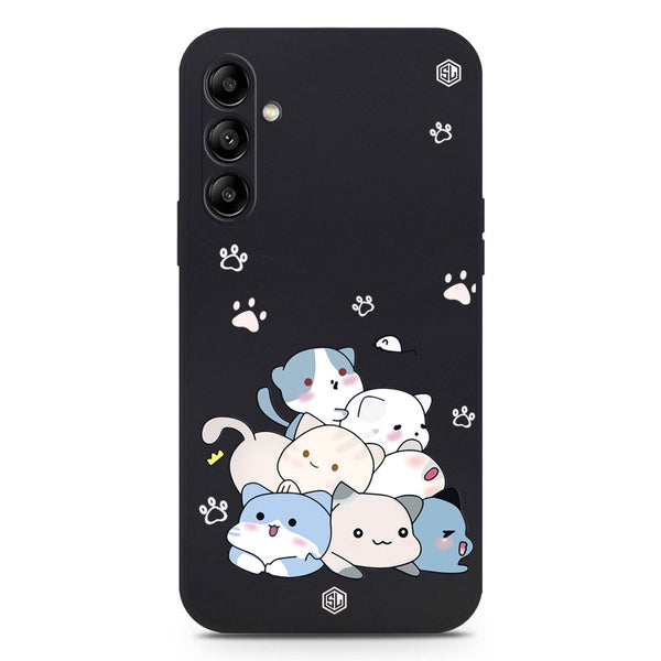 Cute Design Soft Phone Case - Silica Gel Case - Black - Samsung Galaxy A54 5G