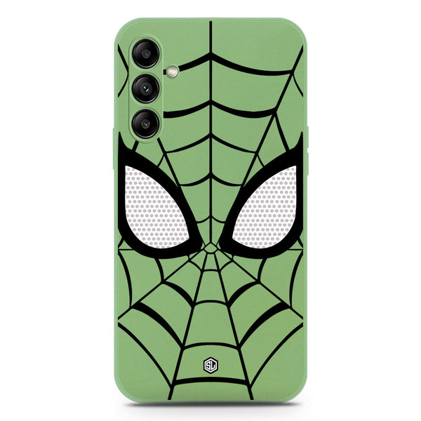 Cool Spider Design Soft Phone Case - Silica Gel Case - LightGreen - Samsung Galaxy A54 5G