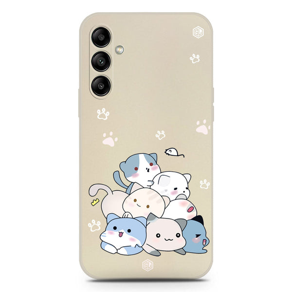 Cute Design Soft Phone Case - Silica Gel Case - Offwhite - Samsung Galaxy A54 5G