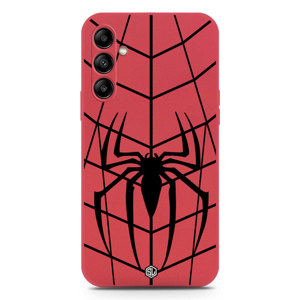 X-Spider Design Soft Phone Case - Silica Gel Case - Red - Samsung Galaxy A54