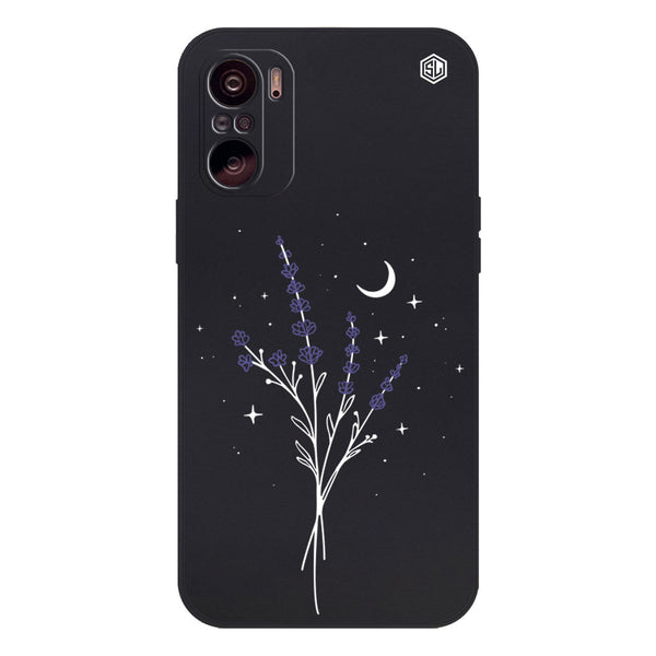 Moonlit Lavender Design Soft Phone Case - Silica Gel Case - Black - - Xiaomi Mi 11X Pro