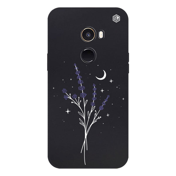 Moonlit Lavender Design Soft Phone Case - Silica Gel Case - Black - - Xiaomi Mi Mix 2