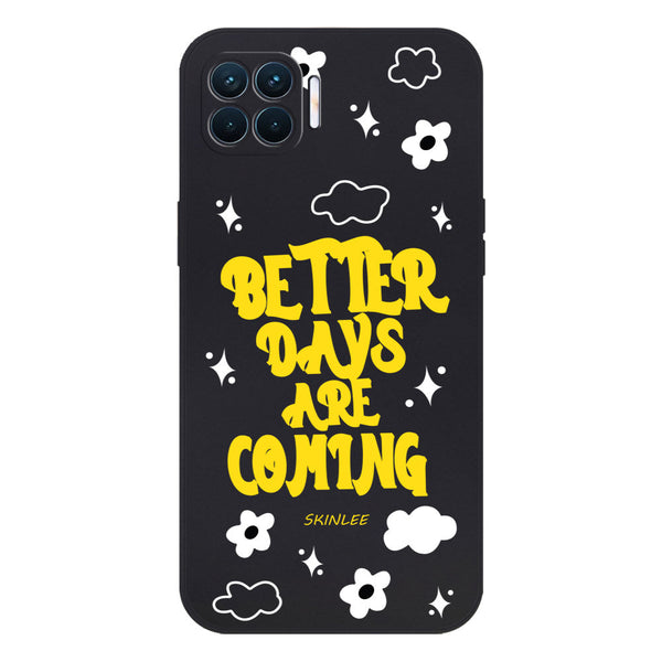 Better Days Design Soft Phone Case - Silica Gel Case - Black - - Oppo A93