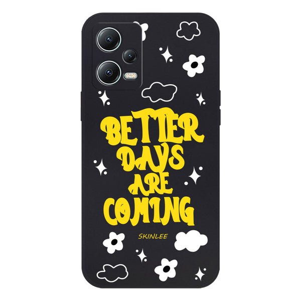 Better Days Design Soft Phone Case - Silica Gel Case - Black - - Xiaomi Redmi 12 5g