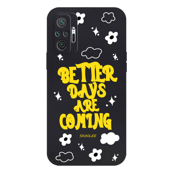 Better Days Design Soft Phone Case - Silica Gel Case - Black - - Xiaomi Redmi Note 10 Pro Max