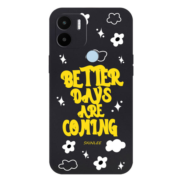 Better Days Design Soft Phone Case - Silica Gel Case - Black - - Xiaomi Poco C50
