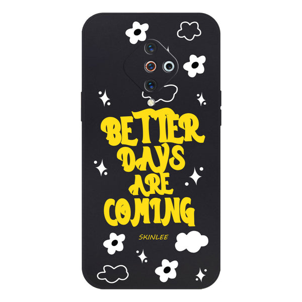 Better Days Design Soft Phone Case - Silica Gel Case - Black - - Vivo Y9s