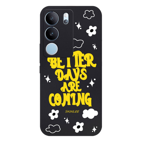 Better Days Design Soft Phone Case - Silica Gel Case - Black - - Vivo V29 Pro