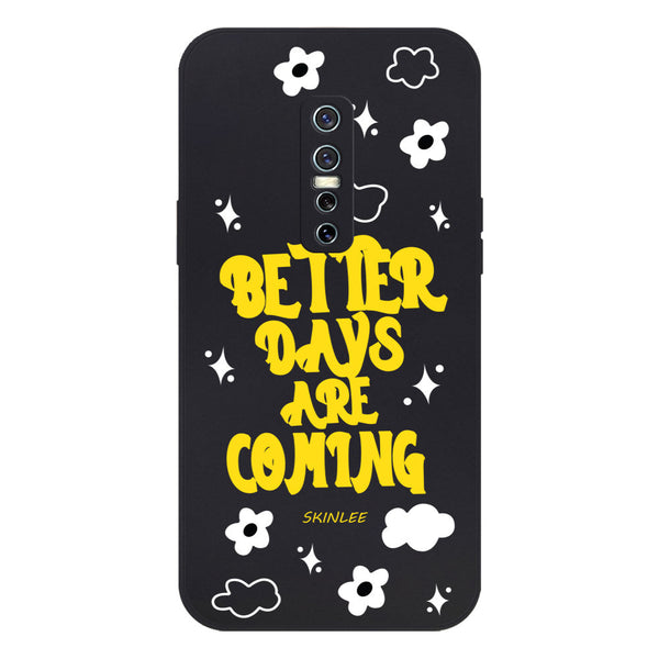 Better Days Design Soft Phone Case - Silica Gel Case - Black - - Vivo V15 Pro