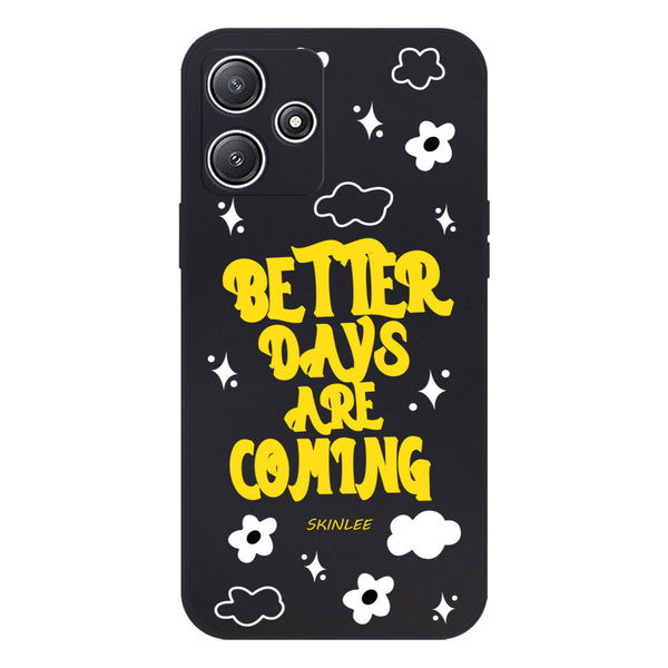 Better Days Design Soft Phone Case - Silica Gel Case - Black - - Xiaomi Redmi Note 12R