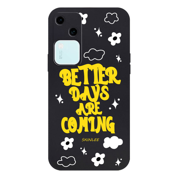 Better Days Design Soft Phone Case - Silica Gel Case - Black - - Vivo V30