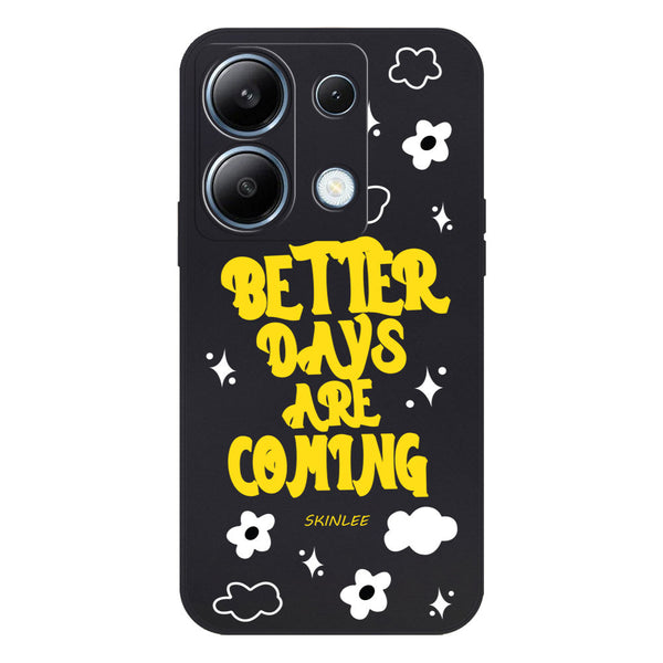 Better Days Design Soft Phone Case - Silica Gel Case - Black - - Xiaomi Redmi Note 13 Pro 4G