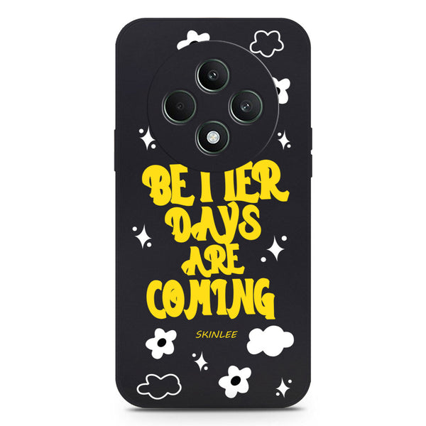 Better Days Design Soft Phone Case - Silica Gel Case - Black - - Oppo Reno 12F