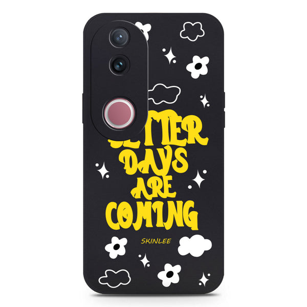 Better Days Design Soft Phone Case - Silica Gel Case - Black - - Vivo V50