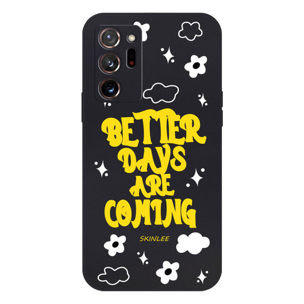 Better Days Design Soft Phone Case - Silica Gel Case - Black - - Samsung Galaxy Note 20 Ultra