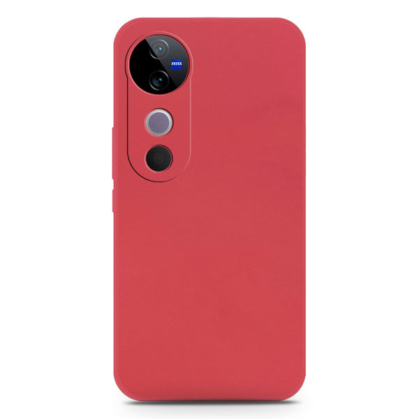 Skinlee Silica Gel Case - Red - Vivo V40 Pro