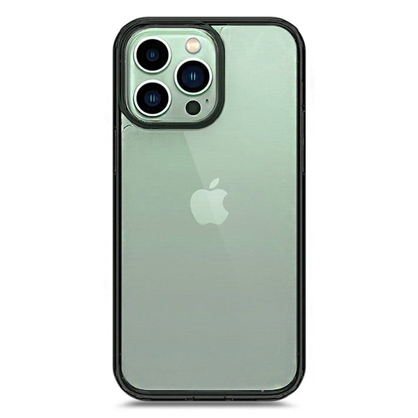 Skinlee Premium Clear Crystal Case - Black - iPhone 14 Pro Max