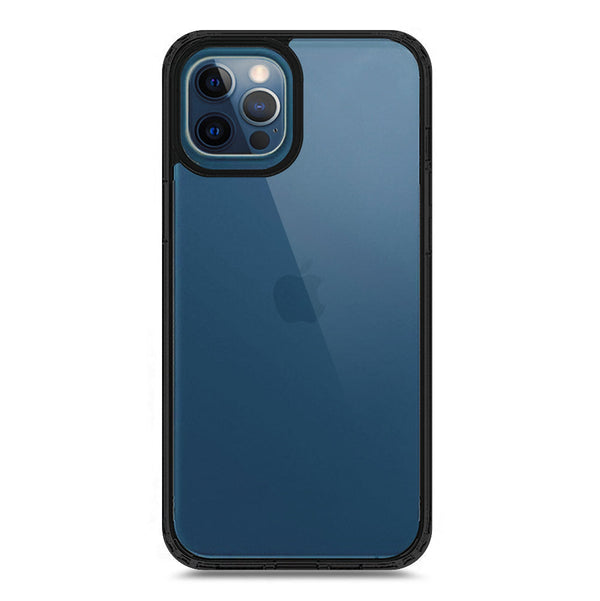 Skinlee Premium Clear Crystal Case - Black - iPhone 12 Pro Max